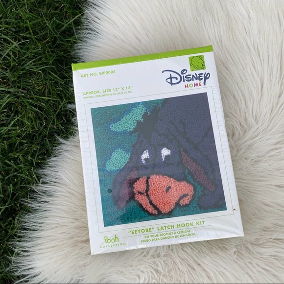 Disney Art Disney Home Eeyore Latch Hook Kit Crafts Crochet Poshmark